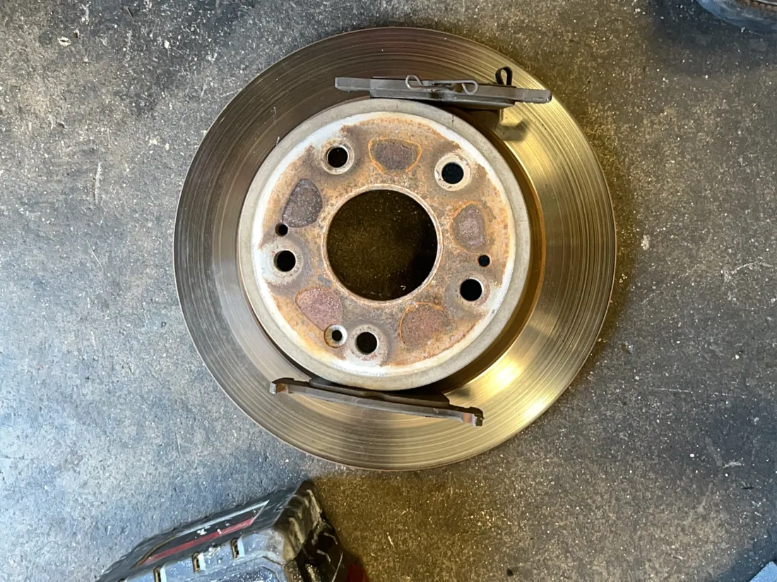 Rear rotor off a daily driver — Hemet, CA