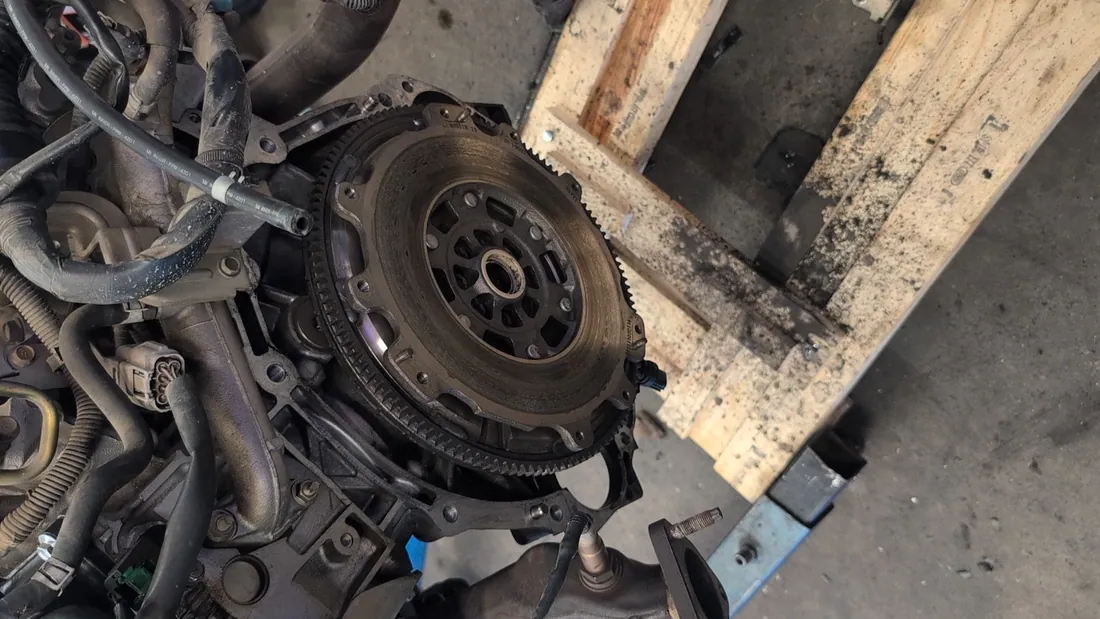 Flywheel off during a timing job — Hemet, CA
