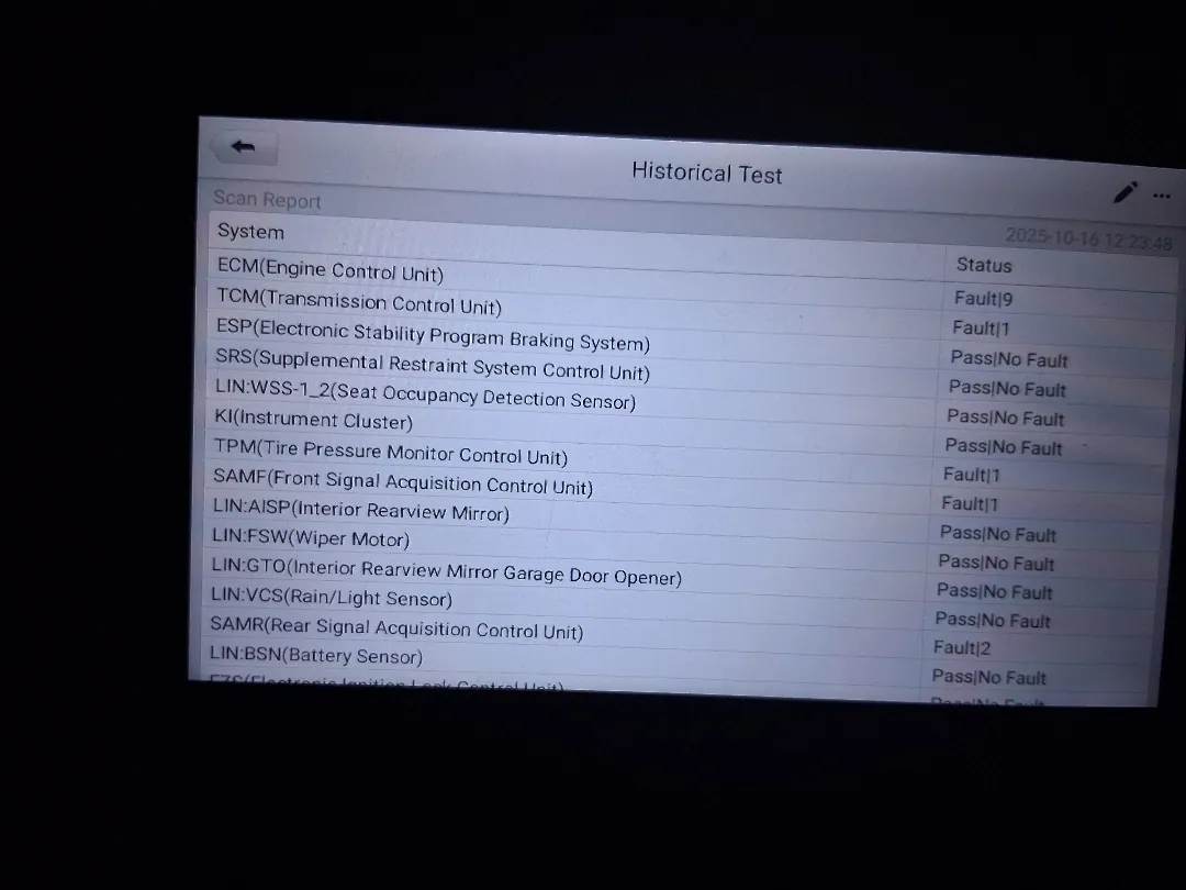 Full system scan report — San Jacinto, CA