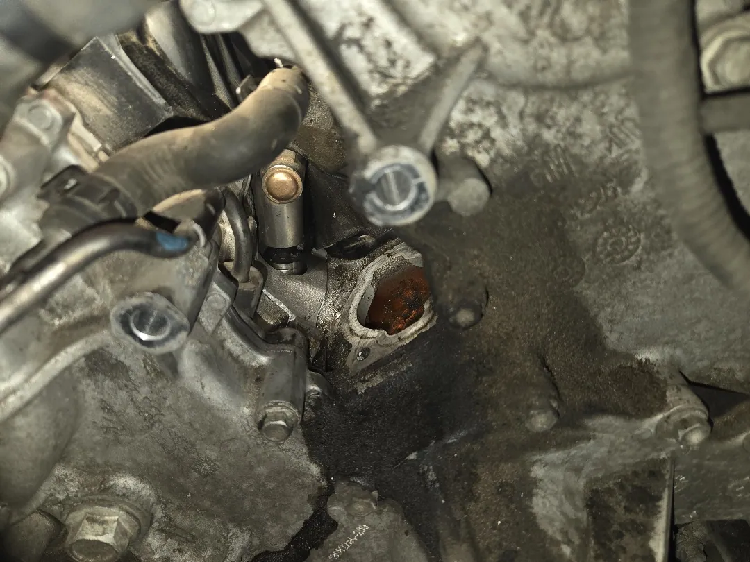 Thermostat housing opened up — Moreno Valley, CA