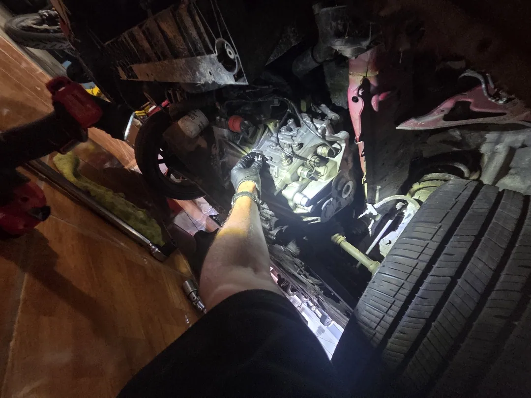 Transmission flush and fill in progress — Moreno Valley, CA